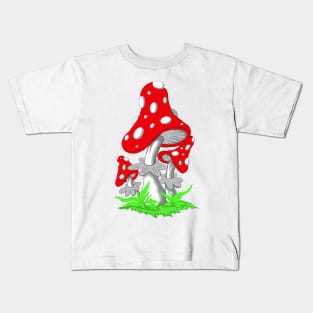 Red toadstool Kids T-Shirt